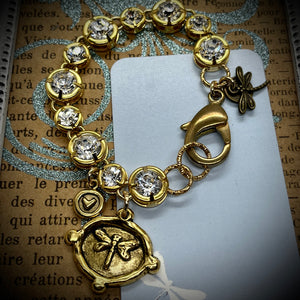 Dragonfly Love Bracelet Golden