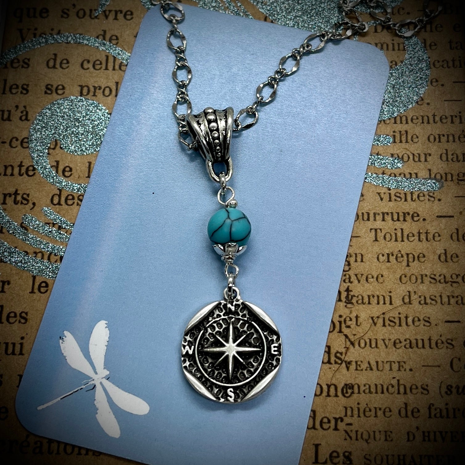 Compass Rose Silver