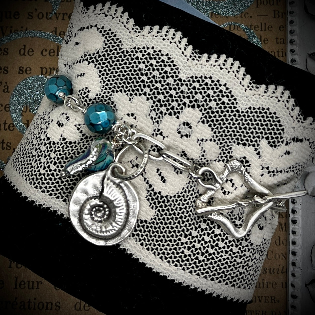 Mermaid Ammonite Bracelet